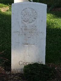 Salonika (Lembet Road) Military Cemetery - Herridge, F